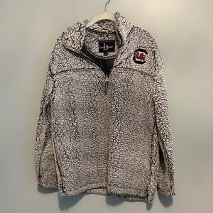 Boxercraft University of South Carolina Grey Sherpa Quarter Zip